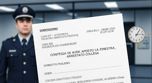 Confessa di aver aperto la finestra, arrestato collega